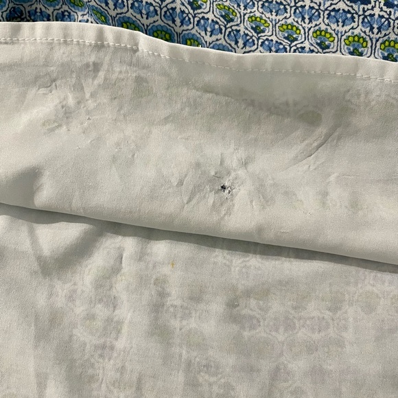 The GAP Sleeveless Blue Green White Patterned Tie Waist Shirt Dress Sz Medium - Picture 9 of 11